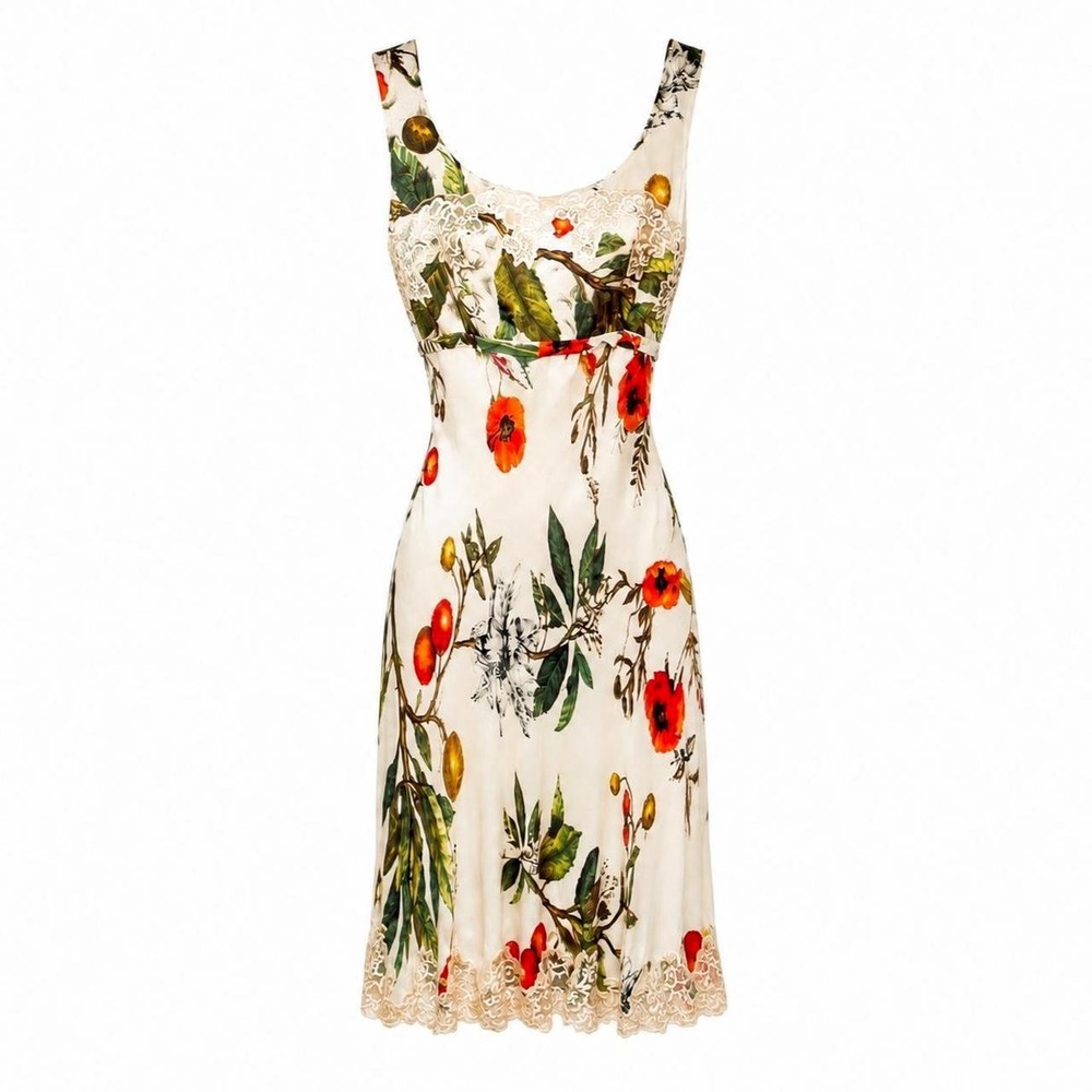 Cavalli Vintage Floral Midi Dress